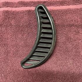 355177 Lh Half Moon Rear Intake Air Vent Grill For 1971-77 T1 Vw Super / Beetle - Black