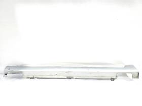 71850-sea-2210-m1 Acura 2004 Tsx Oem Satin Silver Left Rock Panel Moulding Has Wear 1 Broken Mount