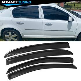 Adv-wd-ccb054 Advancetuning For 05-10 Chevy Cobalt Sedan Acrylic Window Visor Rain Vent Guard Deflector 4pcs