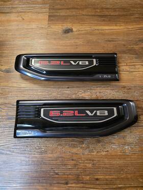 84898717 Aftermarket Products 2019-2025 Gmc Sierra 1500 6.2l Front Right And Left Fender Vent Emblem
