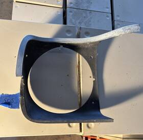 3616020 Amc 1970 Amx Javelin Headlight Door Bezel Rh Chrome Eyebrow Trim