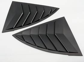 Ge-tsl21040504-matt Asvege Model Y Side Window Louver Cover Sport Style For Tesla 2021 2022 2023
