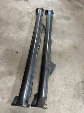 4b3853860b Audi 4b3853859c Rs6 C5 Oem Side Skirts Sill Covers Daytona Gray /