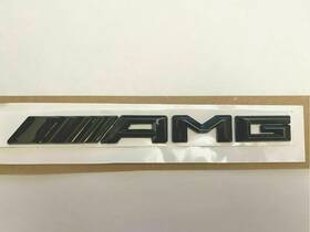 Auroraborealismarket 768637896563 Gloss Black Amg Letters Trunk Emblem Badge Sticker For Mercedes Benz