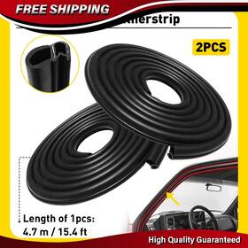 15023772 Auxito 2x Door Seal Weatherstrip Rubber Trim Weather Stripping For Chevrolet And Gmc