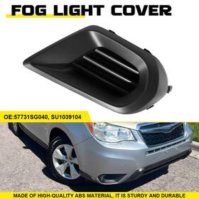 57731sg040 Auxito 1x Black Fog Light Bezel Cover Passenger Side For Subaru 2014-2016 Forester 2.5i