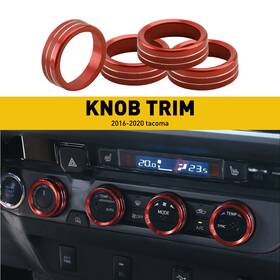 7201r Auxito Red Aluminum Alloy Button Knobs Trim For Toyot Tacoma 2016 2017 2018 2019 2020 7201r Auxito Red Aluminum Alloy Button Knobs Trim For Toyot Tacoma 2016 2017 2018 2019 2020