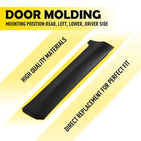 75333-t0a-a01 Auxito Rear Left Door Lower Molding Garnish Trim For 2012-2016 Honda Cr-v