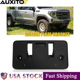 84877919 Auxito For Gmc Sierra 1500 2022-2025 Front Bumper License Plate Holder Frame Mounting