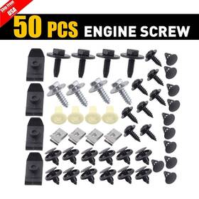 53879-14010 Auxito Autoparts 50x For Toyota Lexus Under Engine Cover Clips Underbody Mudguard Shield Screws