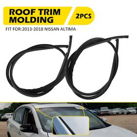 73853-3ta0a Auxito Autoparts For 2013-2018 Nissan Altima Sedan Black Roof Trim Molding Kit Left And Rignt