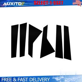 Bzt-ct6-16-20-6b Auxito For 2016-2020 Cadillac Ct6 Gloss Black Door Window Pillar Post Trim Covers 6-30x