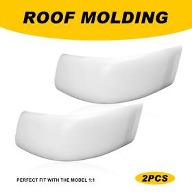 F81z-2551729-aab Auxito Upgraded Roof Corner Molding Trim For Ford F250 F350 F450 Super Duty 09-07 Pair