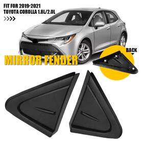 Ff-toycor19-p084 Auxito Front Lh Rh Fender Corner Molding Trim Cover For Toyota Corolla 2019 2020 2021 K