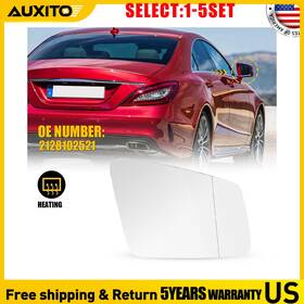 Jrhsj-c250-12-14r Auxito Passenger Mirror Glass Heated And Blind Spot For Mercedes E250 E350 E400 E550 1-5x