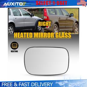 Jrhsj-xc90-03-06r Auxito For Volvo Xc90 03-06 Passenger Side Heated Mirror Glass With Backing Plate 1-5x