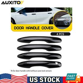 Mbsg-camry-18-25kk-b Auxito 4pcs Gloss Black Upgraded Snap-on Door Handle Cover For Toyota Avalon 2020-2022