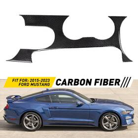Txwt-mustang-15-23db Auxito Fit For Ford Mustang 2015-23 Carbon Fiber Interior Gear Shift Cover Panel Trim A