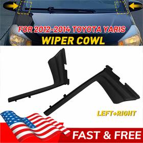 Ygdlb-yaris-12-14 Auxito Black Front Lh Rh Fender Cowl Side 53867-52090 For 2012-2014 Toyota Yaris