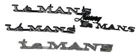 9808250 Bbrp New 1970 Lemans Quarter Panel Emblem Lot / Usa-made 1/4 Script Chrome Trim 4x