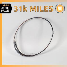 3w8807764b Bentley Continental Gt Right Passenger Headlight Inner Chrome Ring Trim Oem 31k