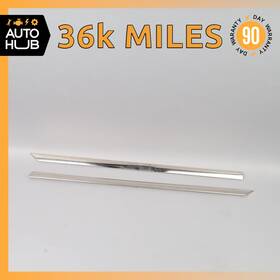 3w8853535c Bentley 03-10 Continental Gt Rear Left And Right Side Quarter Molding Trim Set Oem