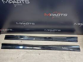 2233356 Bmw 94-99 E36 M3 Sedan Side Skirts Rocker Panels Moldings Cosmos Black
