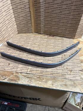 51117005958 Bmw E39 5-serie Front Right Left Bumper Moulding Trim Silver 2001-2003 Oem