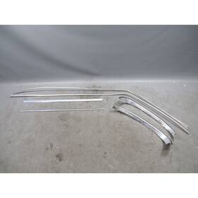 51131827451 Bmw 1977-1983 E21 320i Coupe Aluminum Window Molding Exterior Rain Trim Set Oem