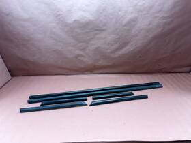 51131977247 Bmw E36 328i 318i Exterior Body Door Molding Trim Strip Black Set Oem #97143