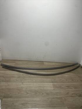 51132239971 Bmw 12-18 F36 4 Series Sedan Roof Track Rail Molding Cover Trim Set Silver Oem