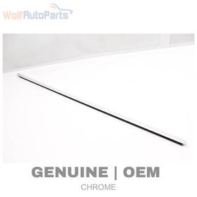 51217010542 Bmw 2006-2008 750i - Front Right Exterior Door / Window Slot Seat Trim 7010542