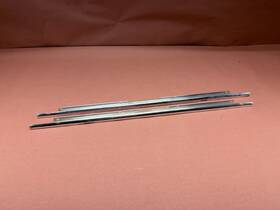 51221900207 Bmw E28 528e M5 528i 533i Rear Door Chrome Inner Molding Trim Pair Oem #86169