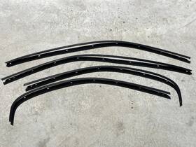 51328185269 Bmw 97-03 M5 E39 525i 540i 530i 528i Outer Black Cover Molding Edge Set Oem