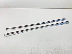51337221313 Bmw 12-19 F12 F13 M6 Left Right Exterior Door Trim Molding Chrome Set Oem