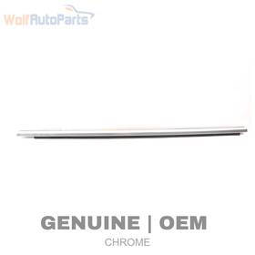 51357433103 Bmw 2019-2023 X4 2.0l - Rear Left Exterior Door Window Slot Seal / Trim