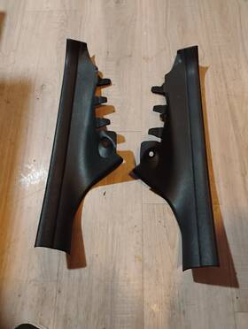 51477221918 Bmw 12-18 328i M3 F30 Rear Left And Right Door Sill Scuff Plate Cover Trim Set Oem