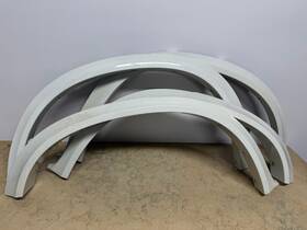 51657206654 Bmw 2009-2013 E70 X5m Wide Fender Flare Molding Panel M Sport White Set Oem