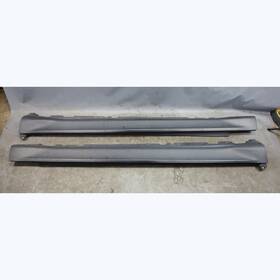 51777191241 Bmw 2007-2013 E70 X5 Sav Outside Side Skirt Rocker Panel Pair Black Oem