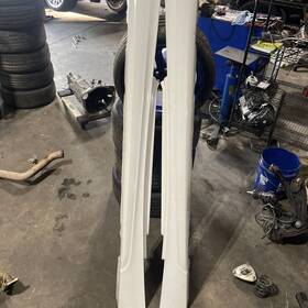 51778037454 Bmw Rh Lh M Sport Side Skirt Rocker Panel Pair White Oem E82 E88 135i 128i