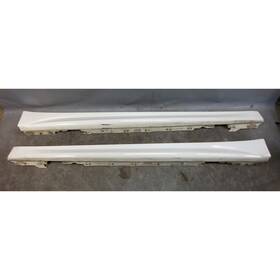 51778056579 Bmw 12-19 F30 3-series F31 4dr Factory M Sport Side Skirt Pair Alpine White Oem