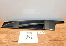 7205708 Bmw 11-17 Oem F25 X3 Front Right Passenger Door Window B Pillar Molding Cover
