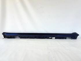 7213445 Bmw 09-15 F01 750i 750li Left Lh Driver Side Rocker Panel Skirt Molding Blue Oem