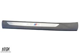 7284557 Bmw 2015 - 2018 F85 X5m Front Left M Door Sill Insert Trim Molding Oem