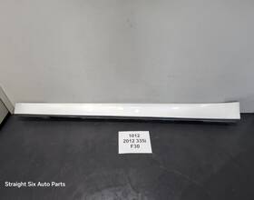 7312751 Bmw 12-18 Oem F30 328 335 340 Left Driver Side Skirt Rocker Panel Silver A83