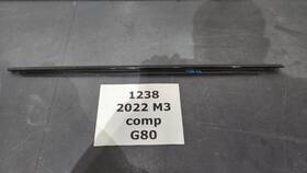 7465152 Bmw Oem G20 G80 Rear Right Side Door Window Strip Molding Gloss Black