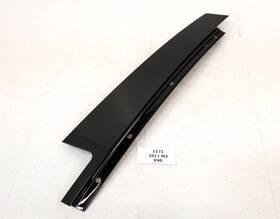7906909 Bmw 07-11 Oem E90 M3 Sedan Rear Driver Side Door Gloss Black Pillar Trim Panel