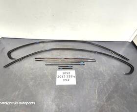 8036661 Bmw 07-13 Oem E92 Coupe Black Gloss Shadow Line Frame Molding Door Body Trim