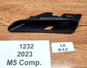 8071511 Bmw 18-23 Oem F90 M5 Front Left Driver Side Fender Air Duct Vent Trim