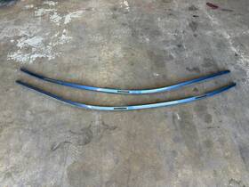8500288 Bmw 17-23 G30 F90 Roof Rack Rail Molding Trim Left Right Set Blue C4f Oem